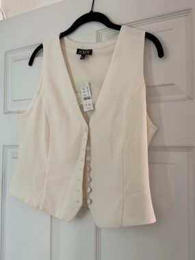 NWT J.Crew Slim Fit Tuxedo Vest Sz M